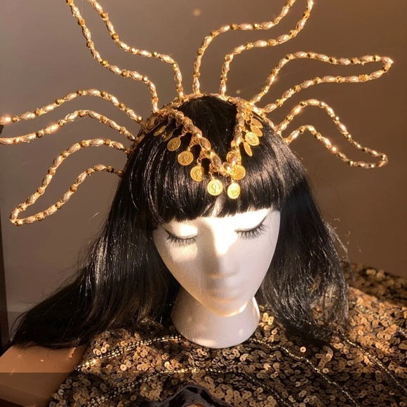 Gold Medusa Headpiece main image 8